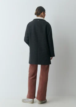 Abrigos Y Chaquetas*Brownie Abrigo cuadritos Grisoscuro