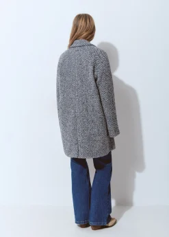 Abrigos Y Chaquetas*Brownie Abrigo espiga textura Azul