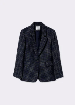 Abrigos Y Chaquetas*Brownie Americana cuadros Azul