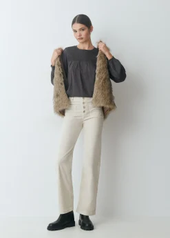 Camisas Y Blusas*Brownie Blusa pecherín smock Antracita