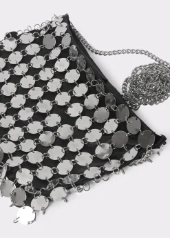 Bolsos*Brownie Bolso chapas metálicas Plata