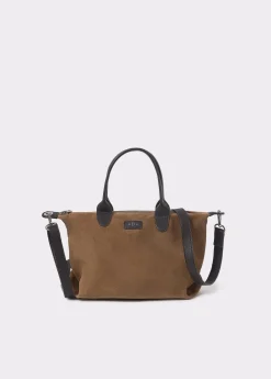 Bolsos*Brownie Bolso mini piel shopper Taupeoscuro