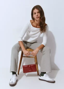 Bolsos*Brownie Bolso solapa bolitas Rojo