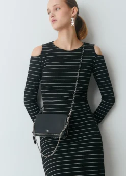 Bolsos*Brownie Bolso solapa bolitas Negro