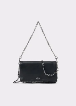 Bolsos*Brownie Bolso solapa bolitas Negro
