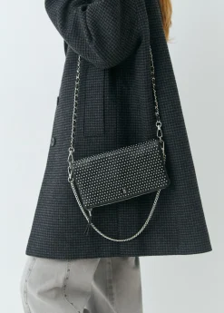 Bolsos*Brownie Bolso solapa tachitas Negro