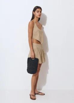 Bolsos*Brownie Bolso yute trenzado Negro