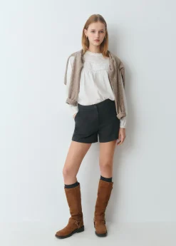 Zapatos*Brownie Bota alta piel hebillas Cuero