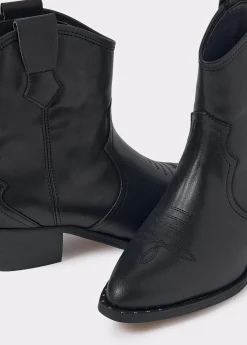 Zapatos*Brownie Botín piel campero Negro