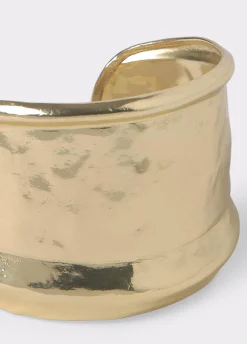 Bisutería*Brownie Brazalete rígido grabado Dorado