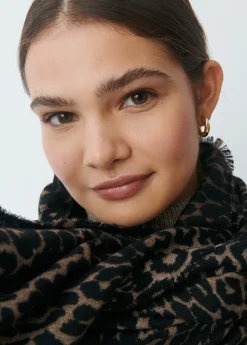 Bufandas*Brownie Bufanda animal print Antracita