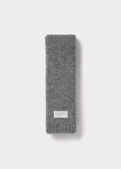 Bufandas*Brownie Bufanda estrecha lurex Grismedio