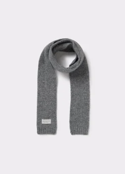 Bufandas*Brownie Bufanda estrecha lurex Grismedio