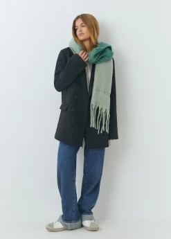 Bufandas*Brownie Bufanda gruesa degradada Verde