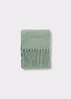 Bufandas*Brownie Bufanda gruesa degradada Verde