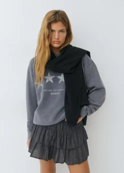 Bufandas*Brownie Bufanda lisa fina Negro