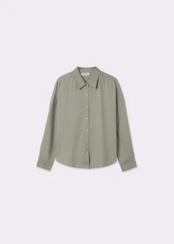 Camisas Y Blusas*Brownie Camisa básica lisa Kakiclaro