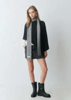 Jerséis|Punto*Brownie Capa punto cuadrada Negro