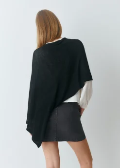 Jerséis|Punto*Brownie Capa punto cuadrada Negro