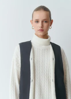 Abrigos Y Chaquetas*Brownie Chaqueta encerada con chaleco borrego extraíble Azulmarino