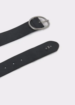 Cinturones*Brownie Cinturón piel liso Negro