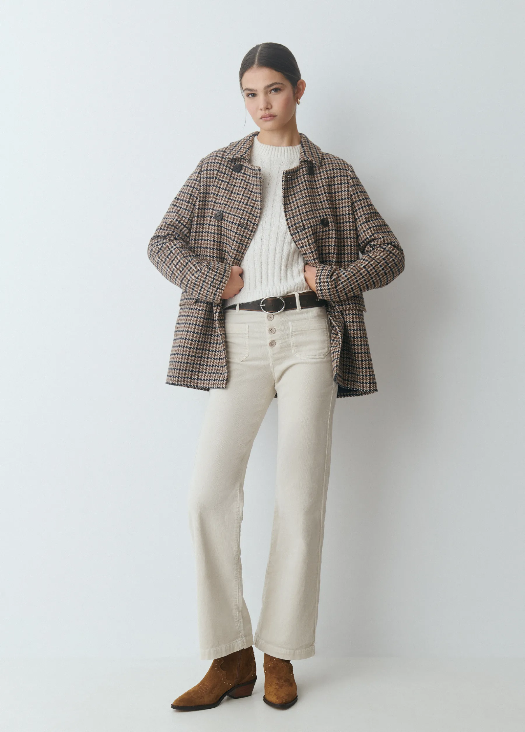 Cinturones*Brownie Cinturón piel liso Marron