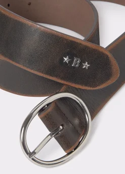 Cinturones*Brownie Cinturón piel liso Marron