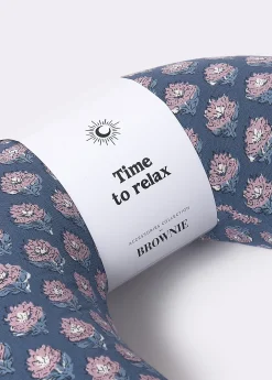 Accesorios De Viaje*Brownie Cojín cervical algodón Azul