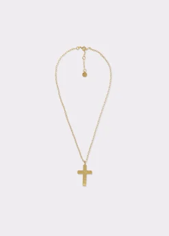 Bisutería*Brownie Collar cruz Dorado