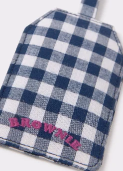 Accesorios De Viaje*Brownie Etiqueta maleta Marino