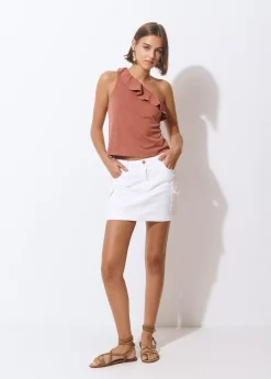 Faldas*Brownie Falda bolsillos cargo