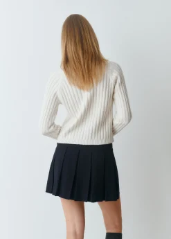 Faldas*Brownie Falda tablas Azulmarino