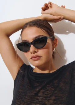 Gafas De Sol*Brownie Gafas de sol cat eyes Negro