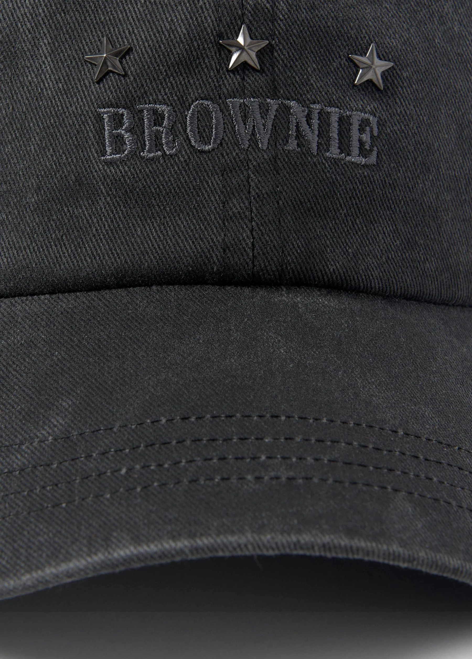 Gorras Y Gorros*Brownie Gorra algodón bordada Antracita