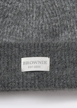 Gorras Y Gorros*Brownie Gorro bicolor canalé lurex Gris
