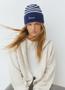 Gorras Y Gorros*Brownie Gorro rayas Azul