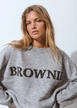 Jerséis|Punto*Brownie Jersey bordado Gris