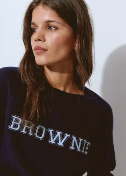 Jerséis|Punto*Brownie Jersey bordado Marino