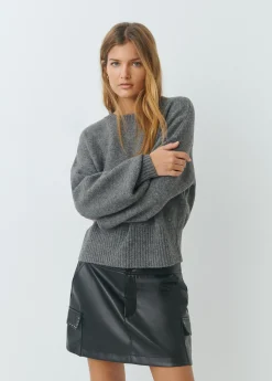 Jerséis|Punto*Brownie Jersey básico oversize Grisoscuro