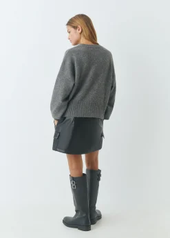 Jerséis|Punto*Brownie Jersey básico oversize Grisoscuro