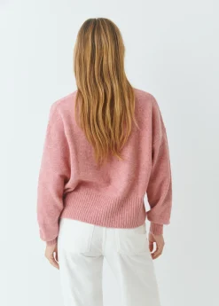 Jerséis|Punto*Brownie Jersey básico oversize Rosado