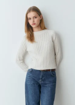 Jerséis|Punto*Brownie Jersey canalé Crudo