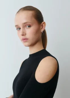 Jerséis|Punto*Brownie Jersey cut out hombros Negro