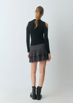 Jerséis|Punto*Brownie Jersey cut out hombros Negro