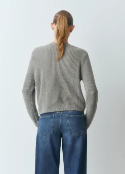 Jerséis|Punto*Brownie Jersey escudo bordado Gris