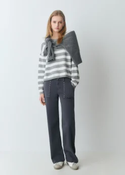 Jerséis*Brownie Jersey rayas básico Gris