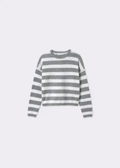 Jerséis*Brownie Jersey rayas básico Gris