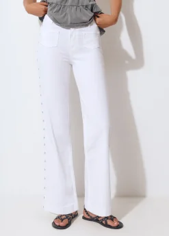 Pantalones*Brownie Pantalón culotte bordado estrellas