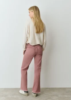 Pantalones*Brownie Pantalón culotte botones frontales Rosado