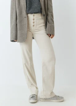 Pantalones*Brownie Pantalón pana culotte Crudo